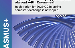 Selection for Erasmus+ studies for the spring semester of 2026